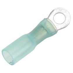 Picture of Pacer Performance TE14-8R-100 Heat Shrink Ring Terminal 16-14 AWG #8 Stud 100-Pack