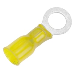 Picture of Pacer Performance TE10-56R-100 Heat Shrink Ring Terminal 12-10 AWG 5/16" Stud 100-Pack