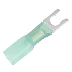 Picture of Pacer Performance TE14-10SLF-25 Heat Shrink Spade Terminal 16-14 AWG #10 Stud 25 Pack