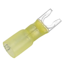 Picture of Pacer Performance TE10-10SLF-25 Heat Shrink Spade Terminal 12-10 AWG #10 Stud 25 Pack