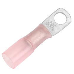 Picture of Pacer Performance TE8-14R-25 Heat Shrink Ring Terminal 8 AWG 1/4" Stud 25 Pack