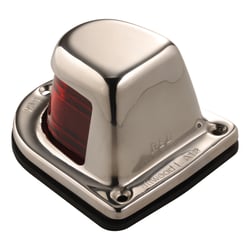Picture of Attwood Marine 66319R7 Side Mount Navigation Light Red Stainless Steel