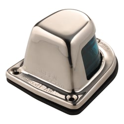 Picture of Attwood Marine 66319G7 Stainless Steel Deck Mount Side Light - Green