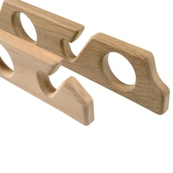 Picture of Whitecap Industries 60614 Teak Six-Rod Storage Rack Pair