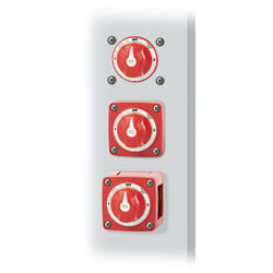 Picture of Blue Sea Systems 6008 M-Series Battery Switch 3-Position Mini Selector Red