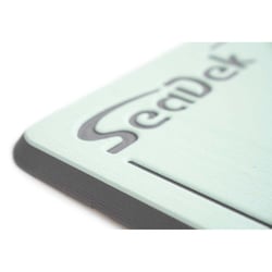 Picture of SeaDek 37926-80420 Dual Density Helm Pad Large 16x39 Anti-Fatigue Seafoam Green Storm Gray