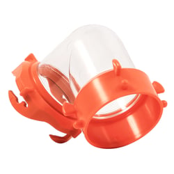 Picture of Camco 39857 RhinoFLEX 90 Degree Swivel Sewer Hose Fitting Clear