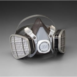Picture of 3M 7000126027 Half Facepiece Disposable Respirator Assembly 5301 Organic Vapor Large