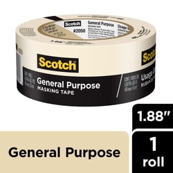 Picture of 3M 7100192225 Scotch 2050 Masking Tape 1.88 Inch x 60.1 Yards Tan