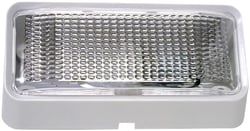 Picture of Peterson Fluid V384 Rectangular Porch Light Without Switch - Polar White