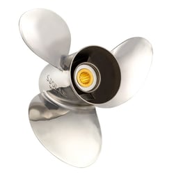Picture of Solas 2121-093-11 Stainless Steel Propeller for Johnson/Evinrude 9.9-15HP 11-Inch