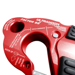 Factor 55 00250-01 UltraHook Winch Hook with Closed System Shackle Mount — image 4