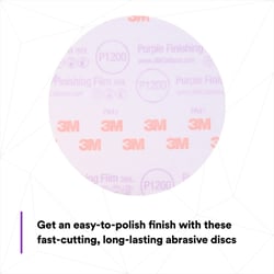 Picture of 3M 30668 Hookit Purple Film Disc 6 Inch P1200 Grit 50 Pack