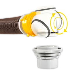 Picture of Camco 39471 Revolution Swivel RV Sewer Elbow with 4-in-1 Adapter