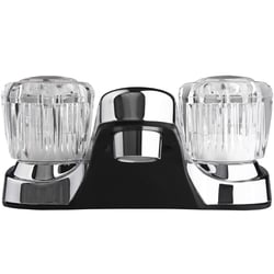 Picture of Dura Faucet DFPL700ACP RV Lavatory Faucet with Crystal Handles Chrome Polished