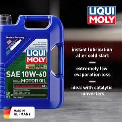 Liqui Moly 2024 Synthoil Race Tech GT1 10W-60 Fully Synthetic Motor Oil - 5 Liter — image 2