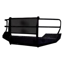 Picture of TrailFX FX3004 Full Replacement Bumper with Integrated Grille Guard Black Steel
