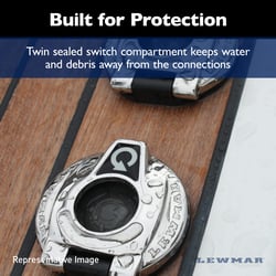 Lewmar 68001256 CHSX Deck Switch Open Top Black Windlass Foot Switch — image 4