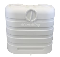 Picture of Flame King YSN-PCC-RV30-WHT Dual 30LB Propane Tank Cover White for RV Trailer Camper