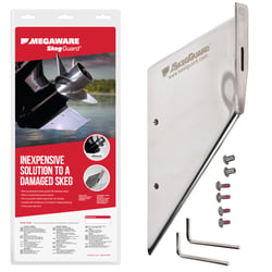 Picture of Keel Guard 27412 Skegguard Stainless Steel Skeg Protector