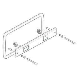 Picture of Humminbird 740174-1 In-Dash Mounting Kit for HELIX 7 Fishfinders