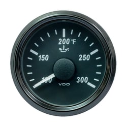 Picture of VDO Gauges A2C3833410030 SingleViu 52mm Oil Temperature Gauge 300°F