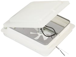 Picture of Heng's V071102-C1G1 Jensen Style Roof Vent 14x14 White 12V