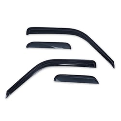 Picture of TrailFX 4231H Window Vent Visor Rain Guards 4-Piece Set Smoke Acrylic