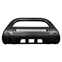 Picture of TrailFX B1613T 3.5" Oval Bull Bar with Skid Plate Black Powder Coated