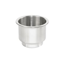 Picture of Whitecap Industries S-3511C Flush Mount Cupholder with Drain 304 Stainless Steel