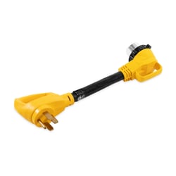 Picture of Camco 55562 PowerGrip 50 Amp Male to 50 Amp Locking Female RV Power Adapter 18 Inch