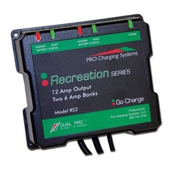 Picture of Dual Pro RS2 RealPro Series 12 Amp 2 Bank Battery Charger