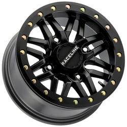 Raceline Wheels A91B5705652 Ryno Beadlock UTV Wheel 15x7 Satin Black 4/156 — image 2