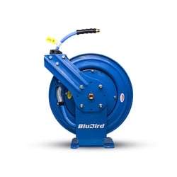 Picture of BluBird BBRDA1250 Dual Arm Air Hose Reel 1/2" x 50' Heavy Duty Steel