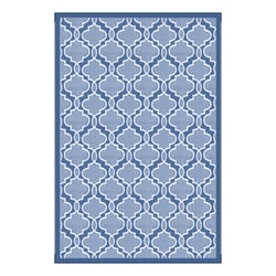 Picture of Lippert Components 2021028009 Reversible All-Weather RV Patio Mat 8x12 Blue