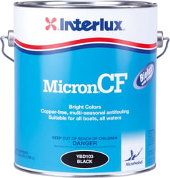 Picture of Interlux Paint YBD100/1 Micron CF Copper Free Antifouling Bottom Paint Blue Gallon