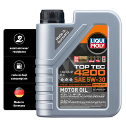 Picture of Liqui Moly 2004 Top Tec 4200 Synthetic Motor Oil SAE 5W-30 1 Liter