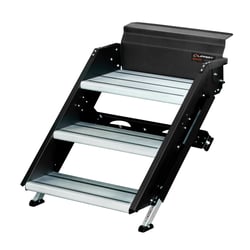 Picture of Lippert Components 791573 SolidStep Triple RV Entry Step 30-Inch Black