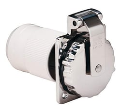 Picture of Marinco 6373EL-B 50 Amp 125/250V Stainless Steel Power Inlet