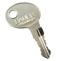 Picture of AP 013689967 Bauer RV Series Replacement Key Code 967