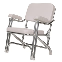 Picture of Seachoice 78501 Folding Deck Chair - White Marine Vinyl