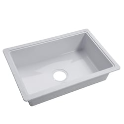 Lippert Components 809032 Single Bowl RV Kitchen Sink 25" x 17" x 6.6" White ABS — image 2