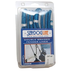 Sea-Dog Line 302110006BL-1 Double Braid Fender Line 3/8" x 6' Blue — image 2