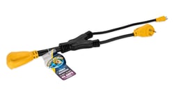 Picture of Camco 55025 50 Amp PowerGrip Power Maximizer Adapter 15A+30A to 45A