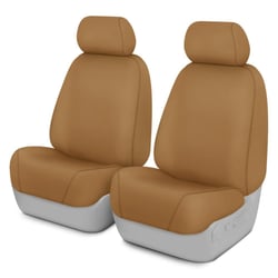 Picture of Covercraft SS3494PCTN SeatSaver Custom Polycotton Front Seat Covers Tan