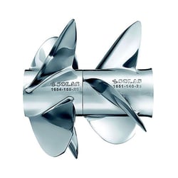 Picture of Solas 1651-140-25 Stainless Steel Rear Propeller for Mercruiser Bravo Three