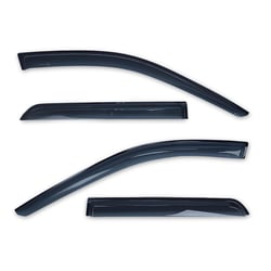 Picture of TrailFX 4267H Window Vent Visor Rain Guards - Smoke Acrylic 4pc Set