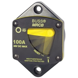 Picture of Blue Sea Systems 7044 187 Series DC Circuit Breaker - Panel Mount, 100 Amp