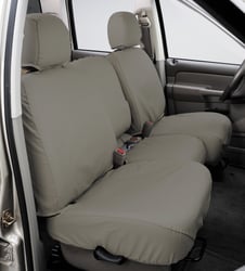 Picture of Covercraft SS2477PCCT Polycotton Seatsaver Custom Front Row Seat Covers Misty Grey