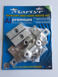 Picture of Martyr Anodes CM8M0116590KITA Mercury Verado Anode Kit Aluminum